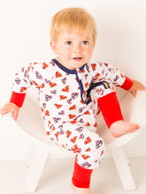 Load image into Gallery viewer, Blade & Rose x Superman™ Saves the Day Romper Playsuit / 0-12 Months