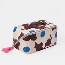 Load image into Gallery viewer, Caroline Gardner Wine Flower Flat Lay Wash Bag