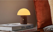 Load image into Gallery viewer, Ginkgo Design Mini Alice Mushroom Lamp / Walnut