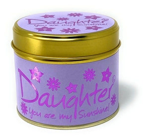 Lily Flame Daughter Scented Poured Tin Candle