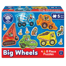Load image into Gallery viewer, Orchard Toys Big Wheels Jigsaw Puzzle