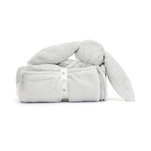 Load image into Gallery viewer, Jellycat Bashful Silver Bunny Blankie
