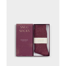 Load image into Gallery viewer, Katie Loxton Gift Boxed Sparkle Socks / Cherry Red / One Size