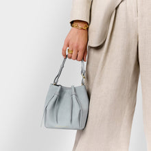 Load image into Gallery viewer, Katie Loxton Celina Mini Suedette Bucket Bag / Blue Mist