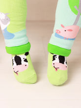 Load image into Gallery viewer, Blade & Rose Bailey The Cow Design Socks / 0-3 Years