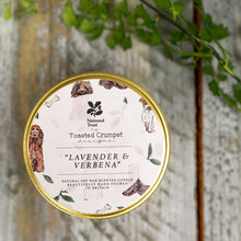 Load image into Gallery viewer, Toasted Crumpet Lavender & Verbena Candle in a Matt Gold Tin