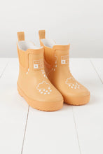 Load image into Gallery viewer, Grass & Air Peach Shortie Colour-Changing Kids Wellies / UK Sizes 4-9 Infant