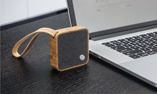 Load image into Gallery viewer, Gingko Design Mi Square Pocket Bluetooth Speaker / Natural Bamboo