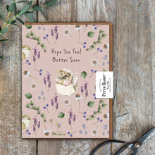 Load image into Gallery viewer, Toasted Crumpet Peter Rabbit & Friends Get Well Soon (Mrs. Tiggy-Winkle) Card
