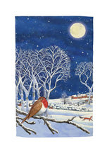 Load image into Gallery viewer, Emma Bridgewater Midnight Robin Tea Towel