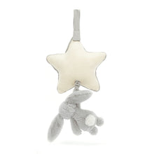 Load image into Gallery viewer, Jellycat Bashful Silver Bunny Musical Pull