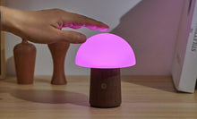 Load image into Gallery viewer, Ginkgo Design Mini Alice Mushroom Lamp / Walnut