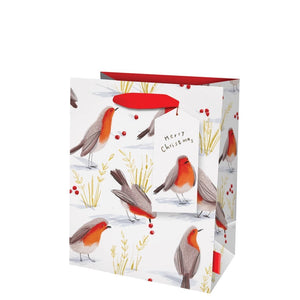 Deva Designs Robin & Berries Carrier Gift Bag