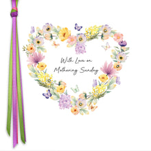 Load image into Gallery viewer, Five Dollar Shake Ribbon & Roses With Love On Mothering Sunday (Heart) Card