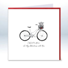 Load image into Gallery viewer, Five Dollar Shake Love & Co All My Adventures With You Valentine Card