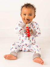 Load image into Gallery viewer, Blade & Rose Paddington Loves To Travel Zip Up Romper / 0-12 Months
