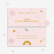 Load image into Gallery viewer, Joma 11th Birthday Children’s Bracelet