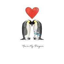 Load image into Gallery viewer, Five Dollar Shake Forget Me Not You're My Penguin Card