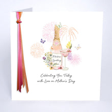 Load image into Gallery viewer, Five Dollar Shake Ribbon & Roses Celebrating You Today Mother’s Day Card