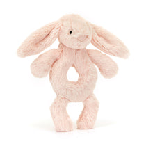 Load image into Gallery viewer, Jellycat Bashful Blush Bunny Ring Rattle