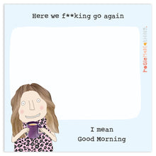 Load image into Gallery viewer, Rosie Made A Thing Here We Go Sticky Jots
