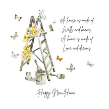 Load image into Gallery viewer, Five Dollar Shake Mimosa Moon A Home Is Made Of Love & Dreams New Home Card