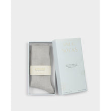 Load image into Gallery viewer, Katie Loxton Gift Boxed Sparkle Socks / Grey / One Size