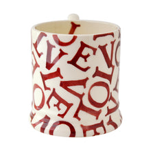 Load image into Gallery viewer, Emma Bridgewater L.O.V.E Polka Red 1/2 Pint Mug