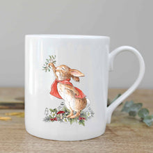 Load image into Gallery viewer, Toasted Crumpet Peter Rabbit & Friends Flopsy “A Winter’s Tale” Small Mug in a Gift Box