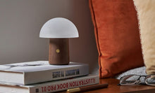 Load image into Gallery viewer, Ginkgo Design Mini Alice Mushroom Lamp / Walnut