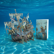 Load image into Gallery viewer, Paper D’Art Sunken Galleon, 3D Pop Up Greetings Card