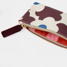 Load image into Gallery viewer, Caroline Gardner Wine Flower Rectangle Pencil Case
