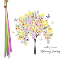 Load image into Gallery viewer, Five Dollar Shake Ribbon & Roses With Love On Mothering Sunday (Tree) Card