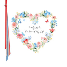 Load image into Gallery viewer, Five Dollar Shake Ribbon & Roses To My Wife Love Of My Life Card