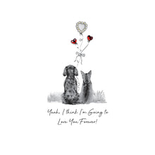 Load image into Gallery viewer, Five Dollar Shake Love & Co Love You Forever Valentine Card