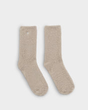 Load image into Gallery viewer, Katie Loxton Gift Boxed Fluffy Socks / Star / Taupe