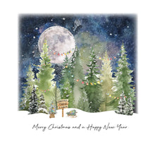 Load image into Gallery viewer, Five Dollar Shake Always Believe Merry Christmas & A Happy New Year (Forest) Card