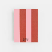 Load image into Gallery viewer, Caroline Gardner Orange & Pink Stripe A6 Softback Notebook