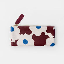 Load image into Gallery viewer, Caroline Gardner Wine Flower Rectangle Pencil Case