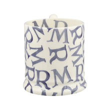 Load image into Gallery viewer, Emma Bridgewater M.R Blue 1/2 Pint Mug