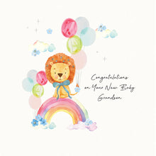 Load image into Gallery viewer, Five Dollar Shake ‘Beija-Flor’ Congratulations on Your New Baby Grandson Card