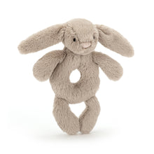 Load image into Gallery viewer, Jellycat Bashful Beige Bunny Ring Rattle