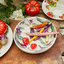 Load image into Gallery viewer, Emma Bridgewater Aubergine & Flowers Medium Pasta Bowl