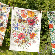 Load image into Gallery viewer, Emma Bridgewater Autumn Flowers Tea Towel