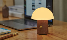 Load image into Gallery viewer, Ginkgo Design Mini Alice Mushroom Lamp / Walnut