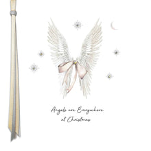 Load image into Gallery viewer, Five Dollar Shake Ribbon Candy Angels Are Everywhere At Christmas Card