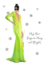 Load image into Gallery viewer, Counting Stars Haute Hippie Christmas Card May Your Days Be Merry and Bright
