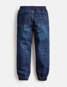 Joules Boys Ezra Ribbed Waist Pull On Jeans Denim Age 4