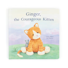 Load image into Gallery viewer, Jellycat Ginger, The Courageous Kitten Book
