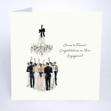 Load image into Gallery viewer, Five Dollar Shake Cheers to Forever! Congratulations on Your Engagement Card